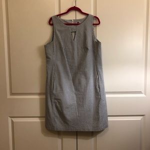 Anne Klein Seersucker Sheath Dress